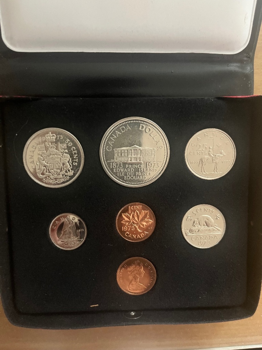 Canadian 1973 Uncirculated Coin Set